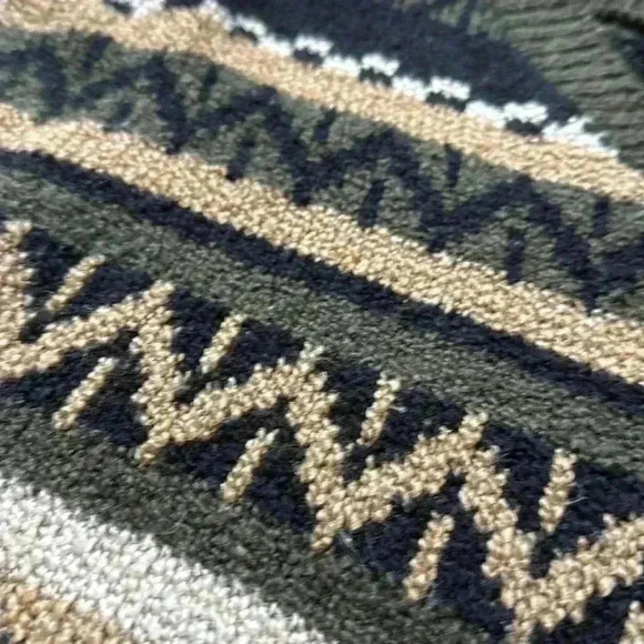 Vintage Kathy Ireland V-Neck Fair Isle Knit Sweater Cozy Cottagecore, M - Picture 4 of 8